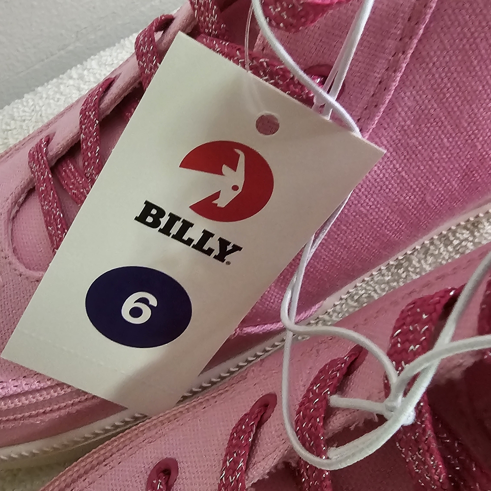 Billy Kids Pink Canvas Sneakers - Picture 5 of 5